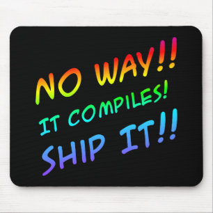 Tapis De Souris Humour de programmation Mousepad