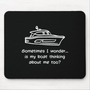 Tapis De Souris Humour de propriétaire de bateau drôle Hommes Papa