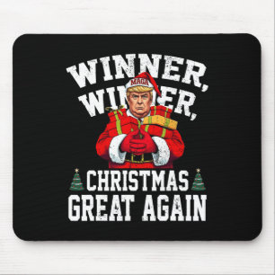 Tapis De Souris Humour Drôle Trump gagnant Noël Grand Ag