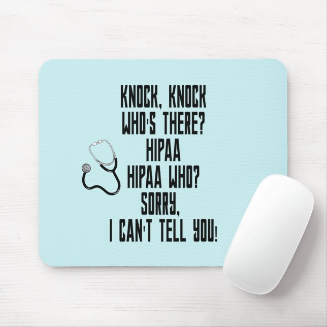 TAPIS DE SOURIS HUMOUR HIPAA (Avec souris)