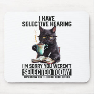 Tapis De Souris Humour Sarcasme Dit Cadeau Chat Pour Hommes Femmes