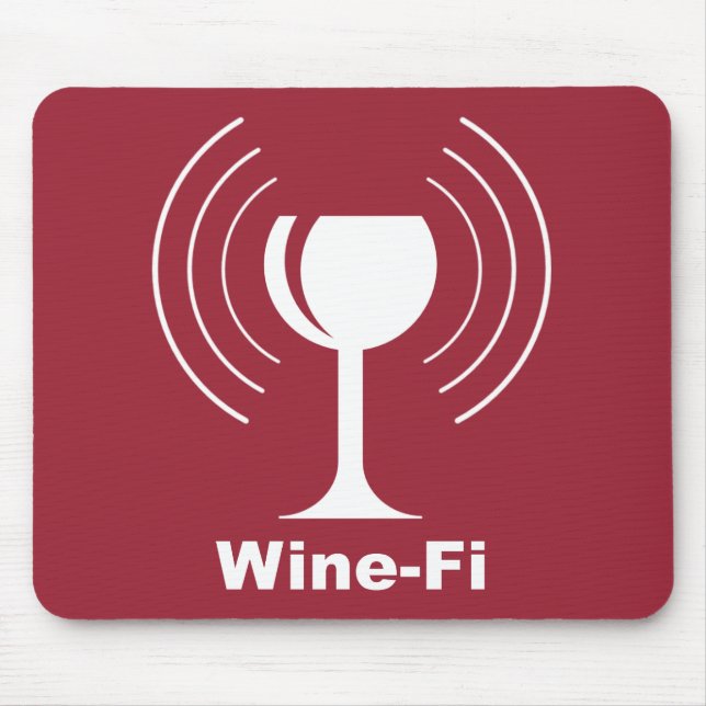 Tapis De Souris Humour Vin-Fi (Devant)