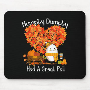 Tapis De Souris Humpty Dumpty A Eu Une Grande Automne Feuilles D'A