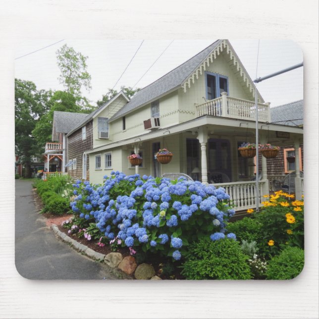 Tapis De Souris Hydrangeas au coin - Martha's Vineyard (Devant)