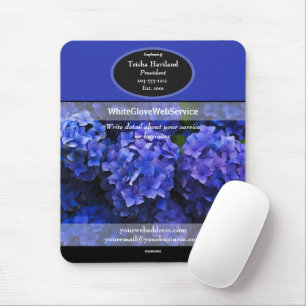 Tapis De Souris Hydrangée violette de Mousepad - HAMbyWG