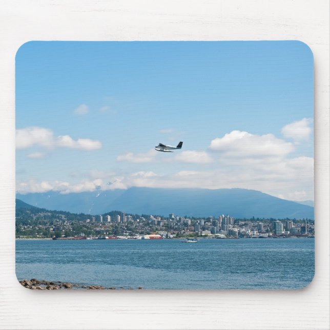 Tapis De Souris hydravion au décollage de la baie de Vancouver (Devant)