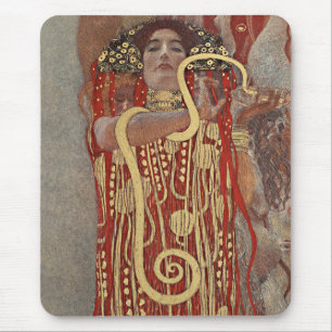 Tapis De Souris Hygieia par Gustav Klimt, Art Nouveau ancien