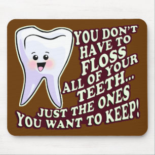 Tapis De Souris Hygiéniste dentaire de dentiste