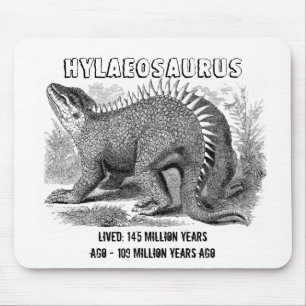 Tapis De Souris Hylaéosaure Dinosaure Mousepad