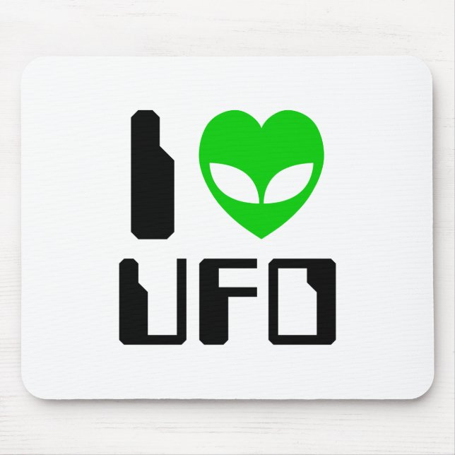 Tapis De Souris I Alien Heart UFO (Devant)