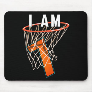 Tapis De Souris I Am 7 Bysketbyll Theme 7e Anniversaire Celeber