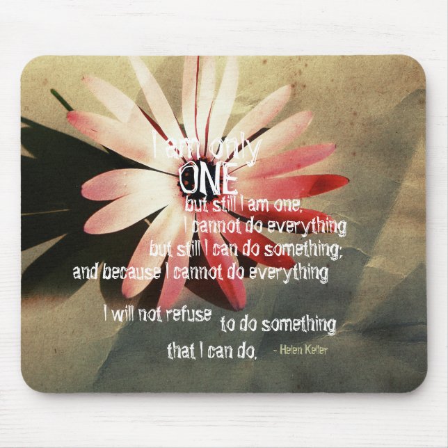 Tapis De Souris I am One - Flower Art Mousepad (Devant)