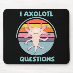 Tapis De Souris I Axolotl Questions Kawaii Anime Axolotl Cadeau