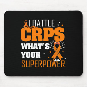 Tapis De Souris I Battle Crps Rsd Sensibilisation Orange Ribbon Wa