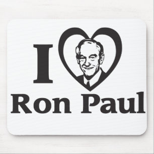 Tapis De Souris I COEUR RON PAUL - Mousepad