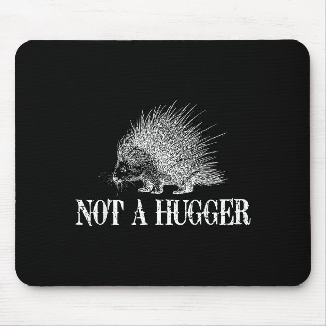 Tapis De Souris I Don't Hug Apparel Funny Introvert Rcune Tee - Un (Devant)