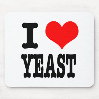 TAPIS DE SOURIS I HEART (LOVE) YEAST