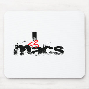 Tapis De Souris I impers de coeur (rouges)