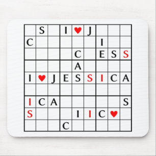 TAPIS DE SOURIS I♥JESSICA