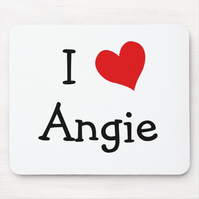 Tapis De Souris I Love Angie (Devant)