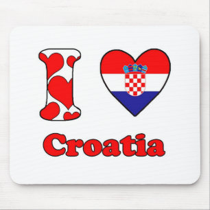 Tapis De Souris I love Croatia