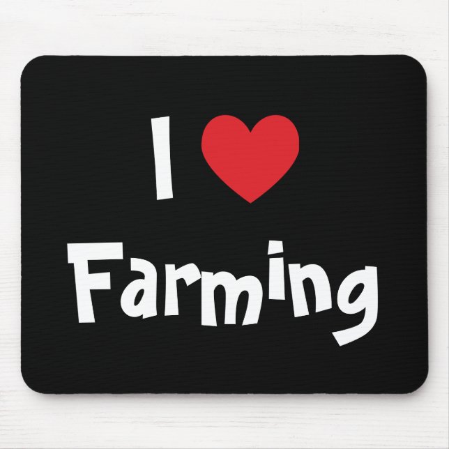Tapis De Souris I Love Farming (Devant)