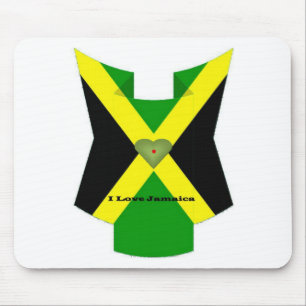 Tapis De Souris I Love Jamaica Have a Nice Day and a Better Night