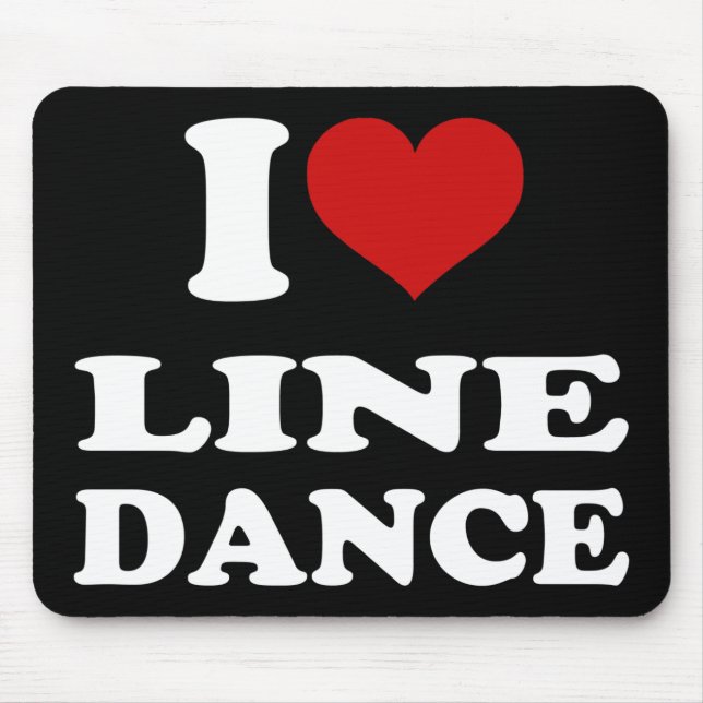 Tapis De Souris I Love Line Dance (Devant)
