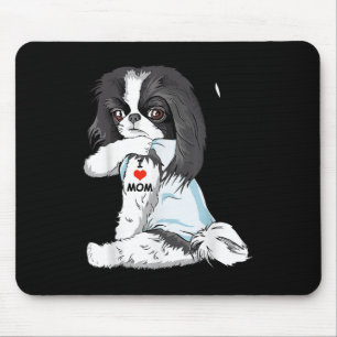 Tapis De Souris I Love Maman Tattoo Japonais Chin Maman Amoureux d