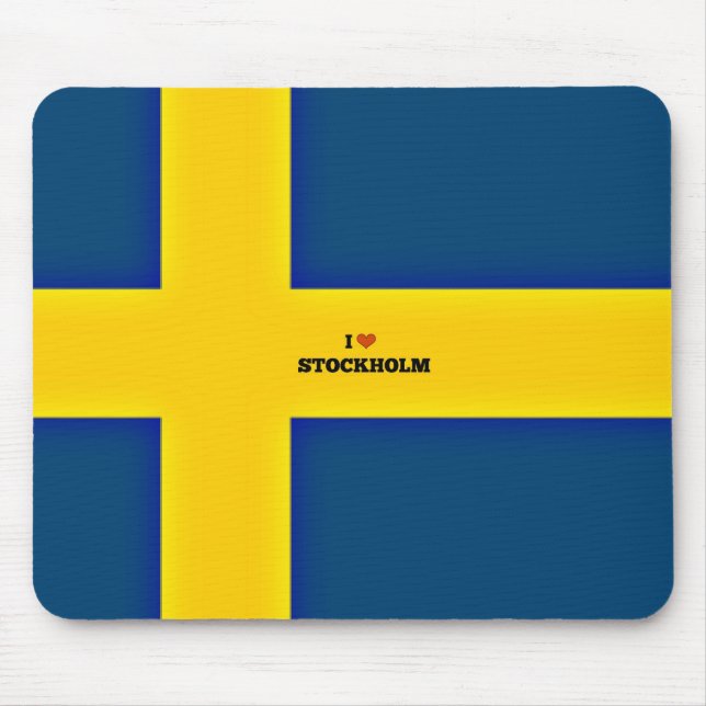 Tapis De Souris I Love Stockholm (Devant)