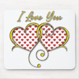 Tapis De Souris I love You Design