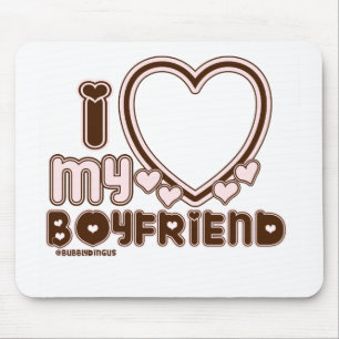 Tapis De Souris i luv brown bf