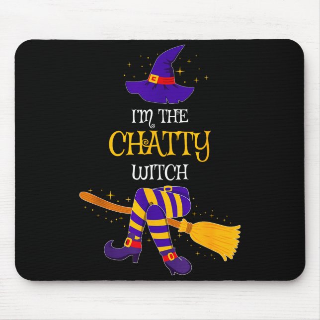 Tapis De Souris I’m The Chatty Witch Family Matching Costume Hallo (Devant)