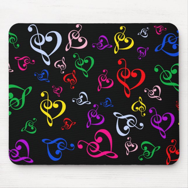 Tapis De Souris I musique de coeur (Devant)