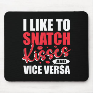 Tapis De Souris I Snatation Kisses &amp; Vice Versa Funny Adulte S