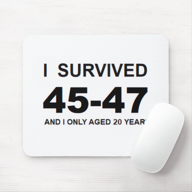 Tapis De Souris I Survived 45-47  (Avec souris)