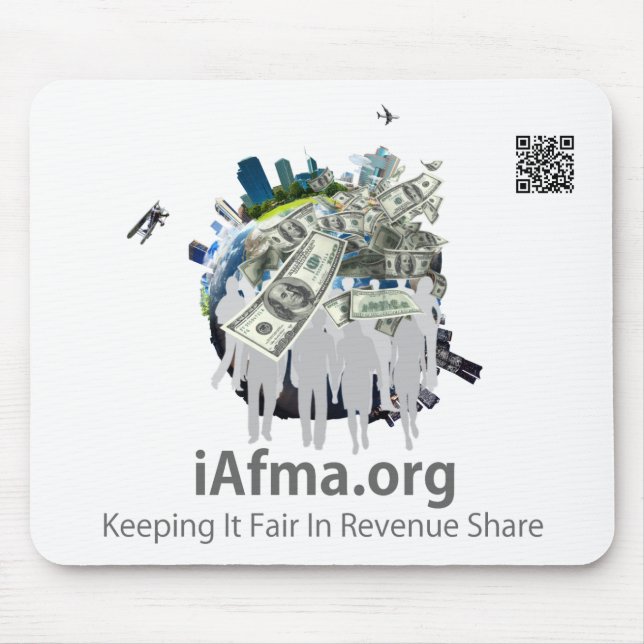 Tapis De Souris iAfma.org - Carte souris (Devant)