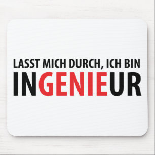 Tapis De Souris Ich bin Ingenieur