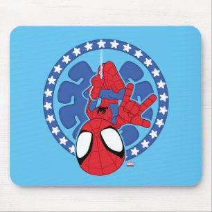 Tapis De Souris Icône araignée Americana de Spidey