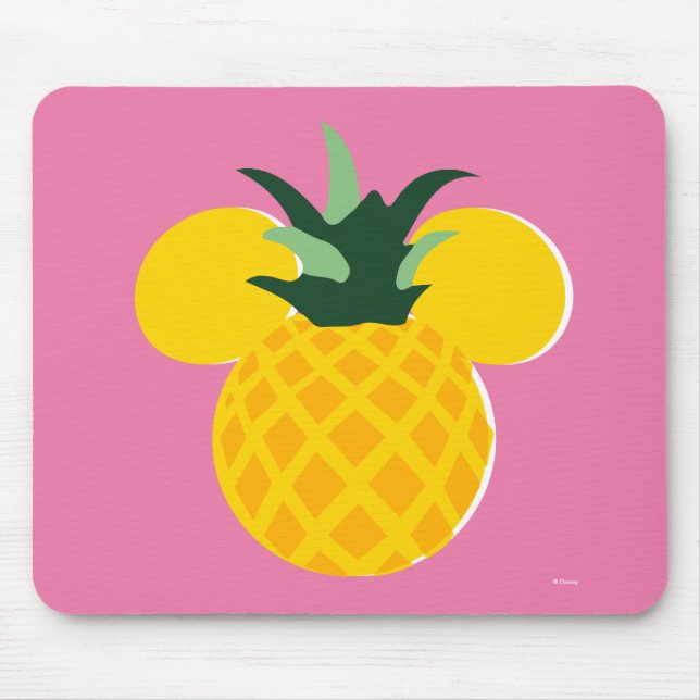 Tapis De Souris Icône d'ananas Mickey Mouse (Devant)
