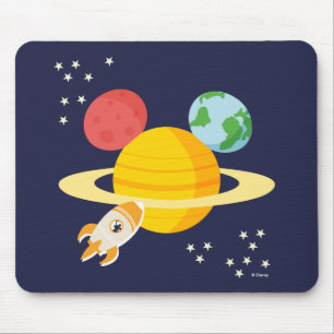 Tapis De Souris Icône de la planète Mickey Mouse