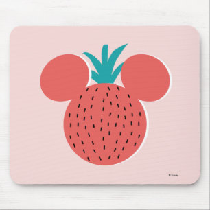 Tapis De Souris Icône Mickey Mouse Fraise