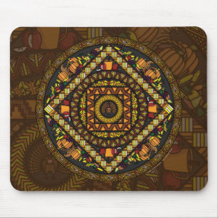 Tapis De Souris Icônes de Thanksgiving Mousepad