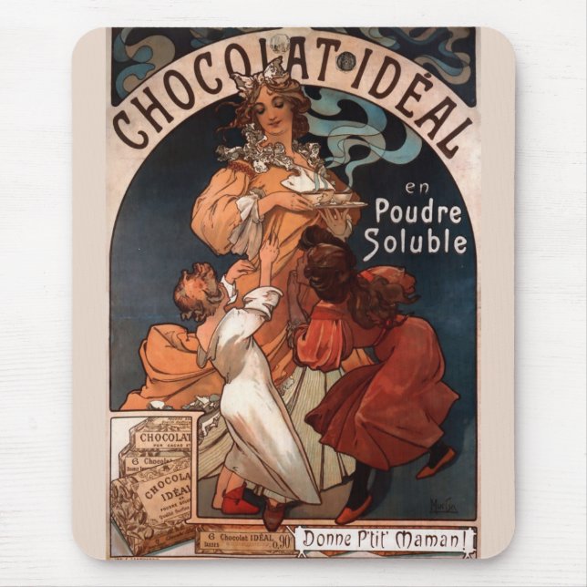 Tapis De Souris Idéal de Chocolat (Devant)