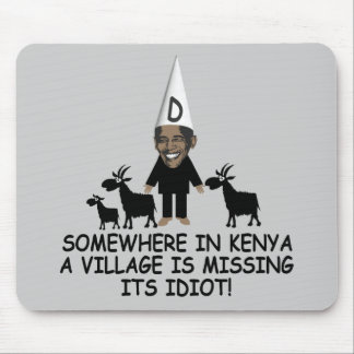 Tapis De Souris Idiot Obama de village