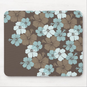 Tapis De Souris Ihibiscus bleu PixDezines/arrière - plan do-it-you