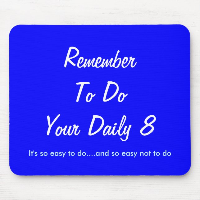 Tapis De Souris Il est si facile à faire…. (Devant)