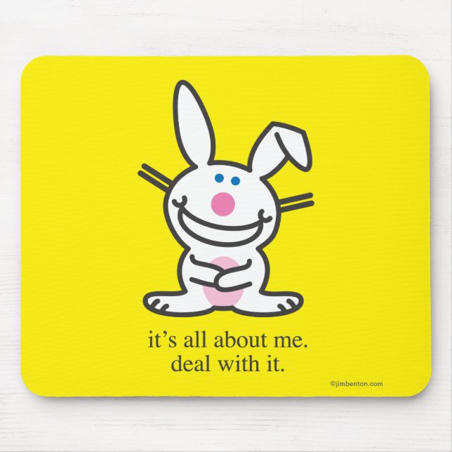 Tapis De Souris Il est tout au sujet de moi (Devant)