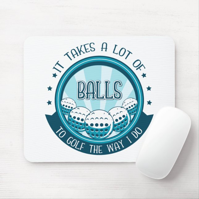 Tapis De Souris Il Faut Beaucoup De Ballons Au Golf Comme Je Le Fa (Avec souris)