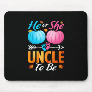 Tapis De Souris Il ou Elle Oncle Pour être Citrouille Thanksgiving